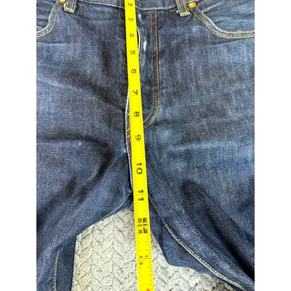 Sid Mashburn Jeans Mens 36x30 Blue Denim Cotton Dark Wash Mid Rise Straight Leg